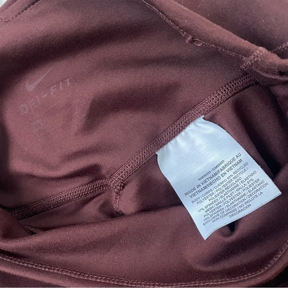 Nike maroon leggings - Picture 4 of 5